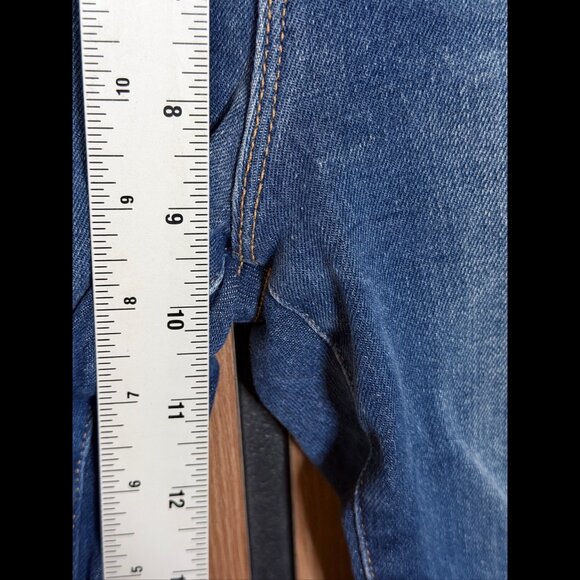 Frame Jeans 26 Womens Blue Le High Straight Frayed Acid Wash Ankle - Picture 4 of 8